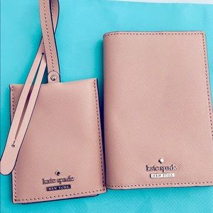 Kate Spade Passports holder and luggage tag